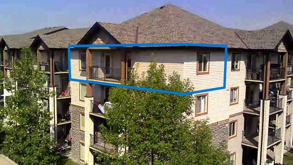 top floor corner unit