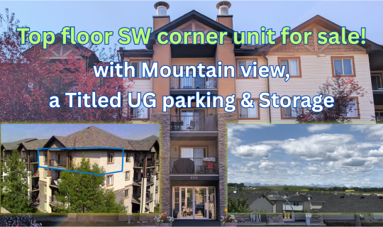 top floor SW corner unit